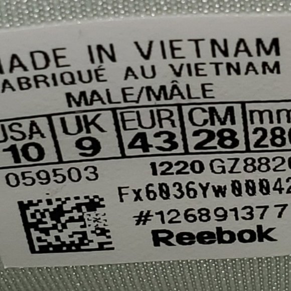 Reebok x Hasbro Question Mid Men's Size 10 'Candy Land' White GZ8826 Rare - Picture 9 of 9